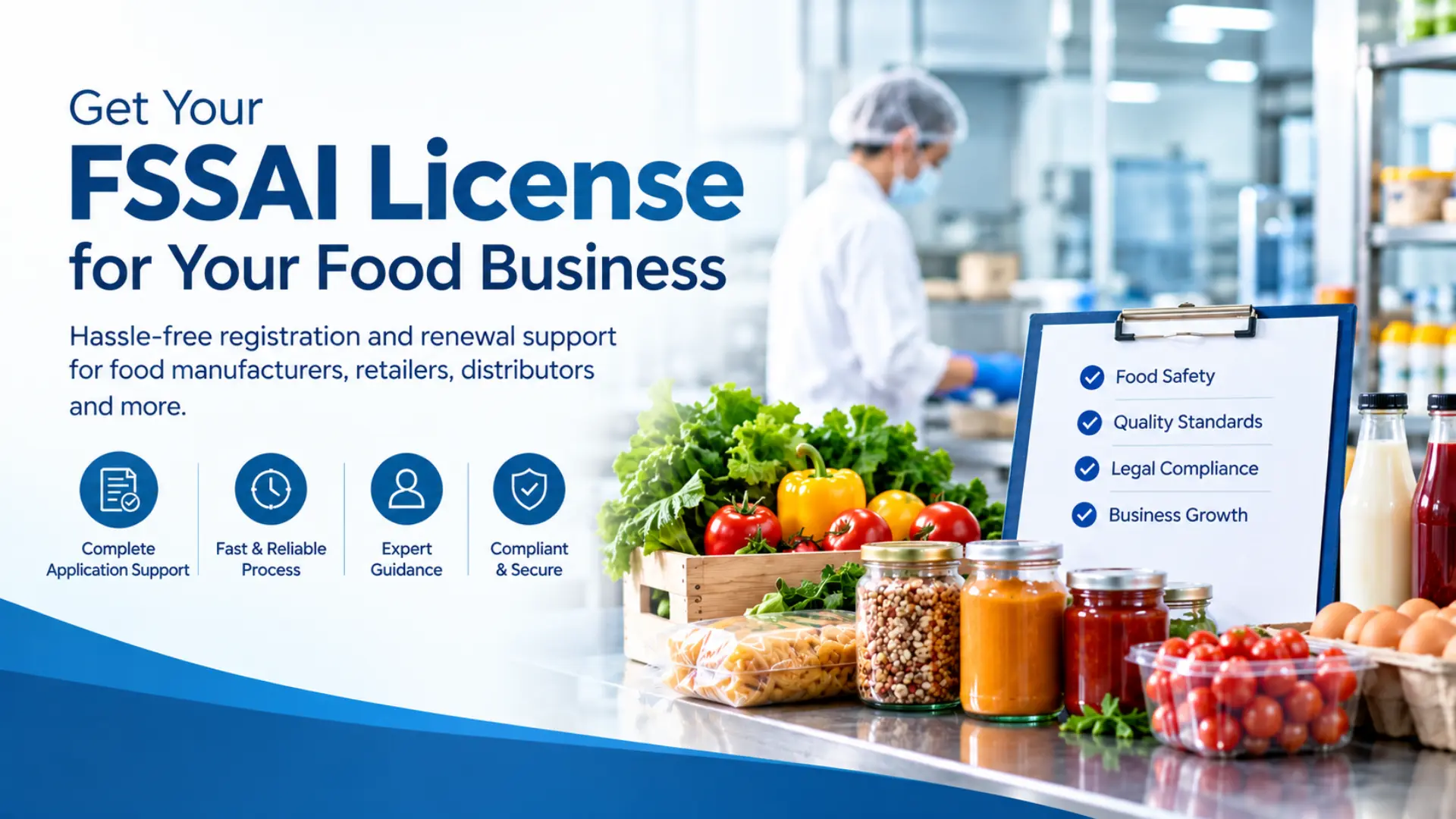FSSAI License support for food businesses
