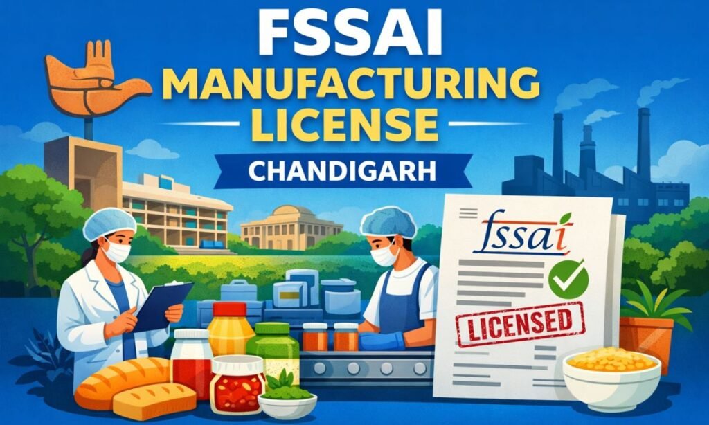 FSSAI Manufacturing License Chandigarh