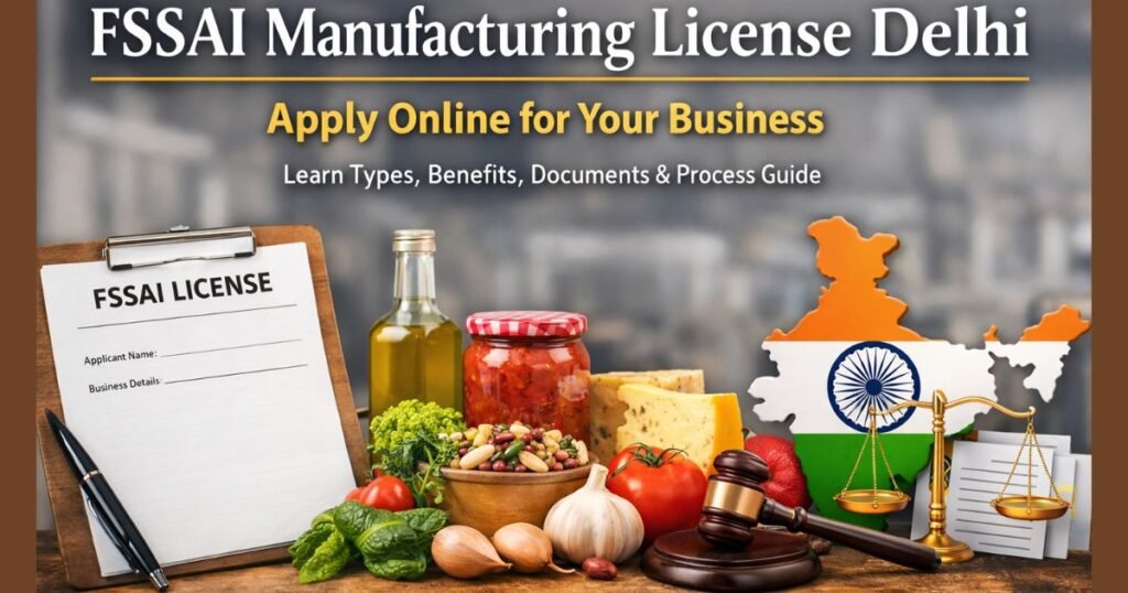 FSSAI Manufacturing License Delhi