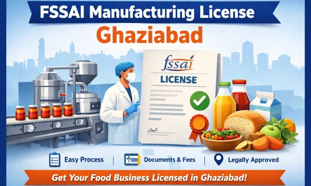 FSSAI Manufacturing License Ghaziabad