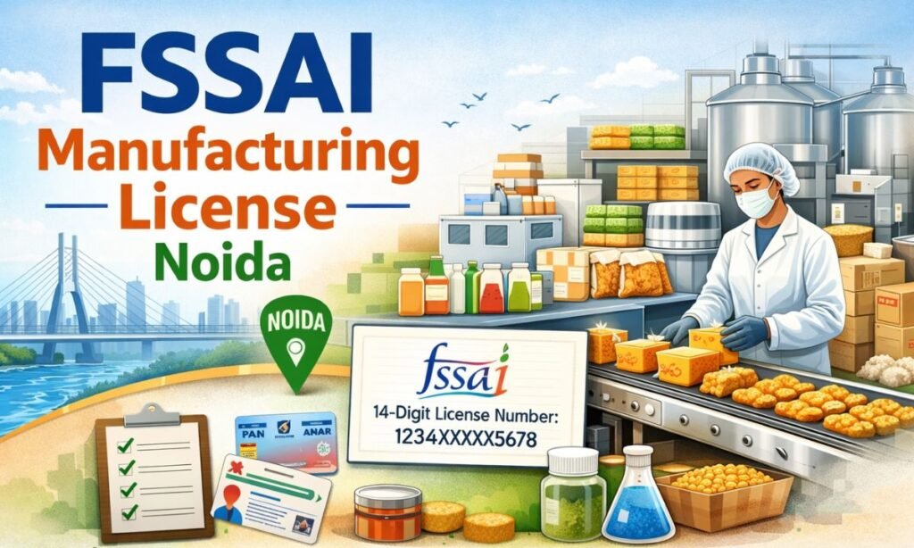 FSSAI Manufacturing License Noida