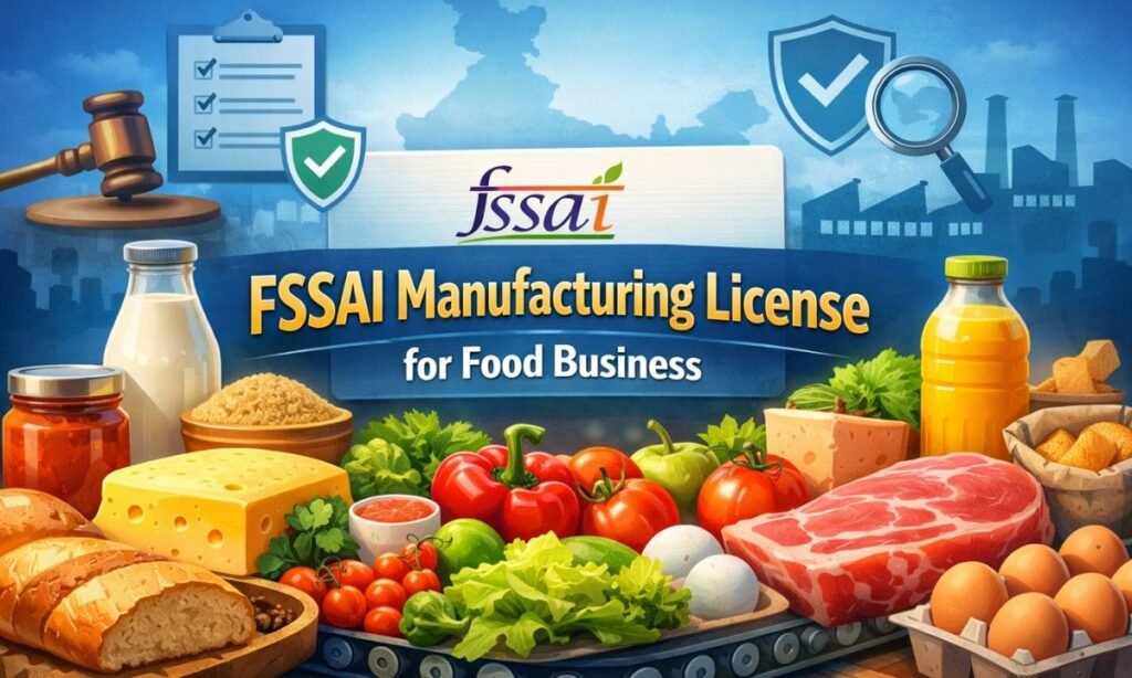 FSSAI Manufacturing License for food business