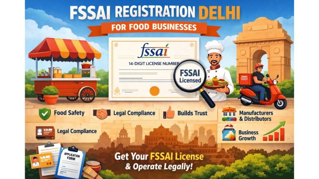 FSSAI Registration Delhi for food businesses