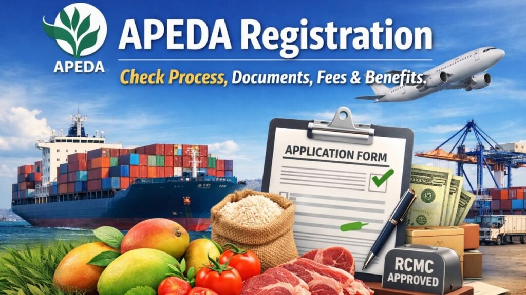 APEDA Registration | Check Process, Documents, Fees & Benefits.