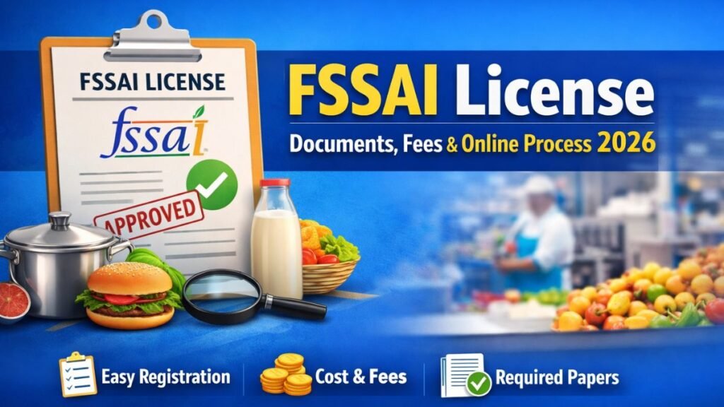 FSSAI License | Documents, Fees & Online Process 2026
