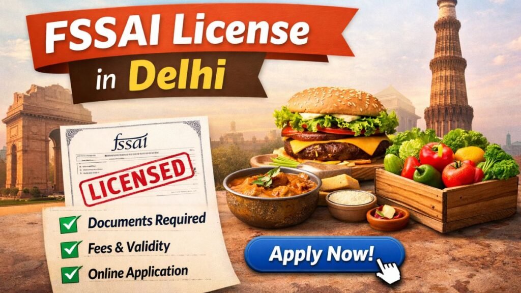 FSSAI License in Delhi | Check Documents, Fees & Online Process