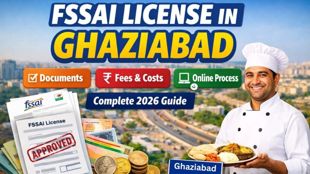 FSSAI License in Ghaziabad Check, Documents, Fees & Process.