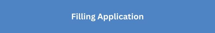 Filling Application