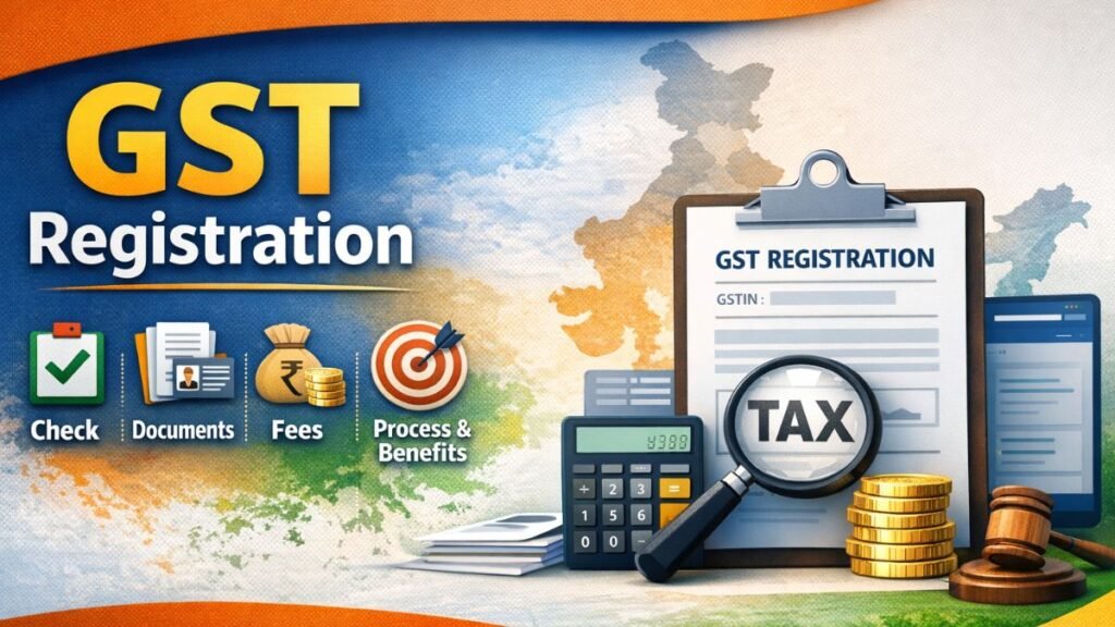 GST Registration | Check, Documents, Fees, Process & Benefits