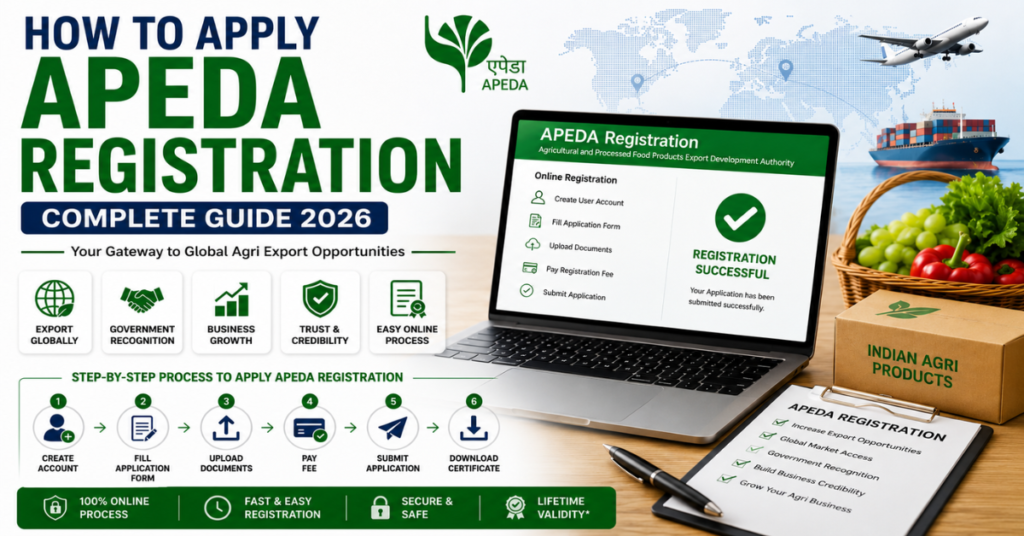 How to Apply APEDA Registration Complete Guide 2026