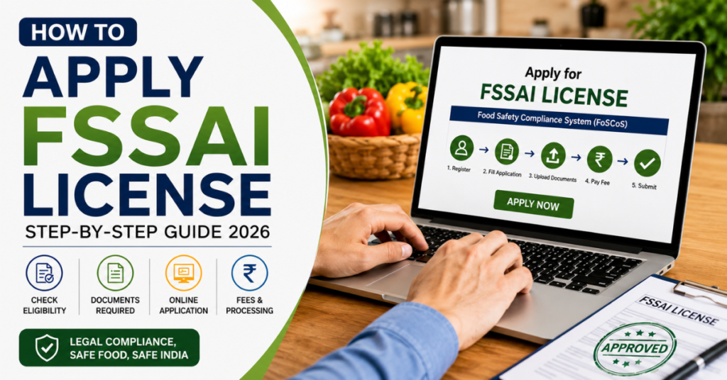 How to Apply FSSAI License Complete Step-by-Step Guide (2026)