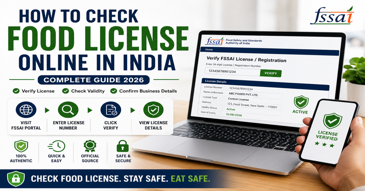 How to Check Food License – Complete Guide 2026