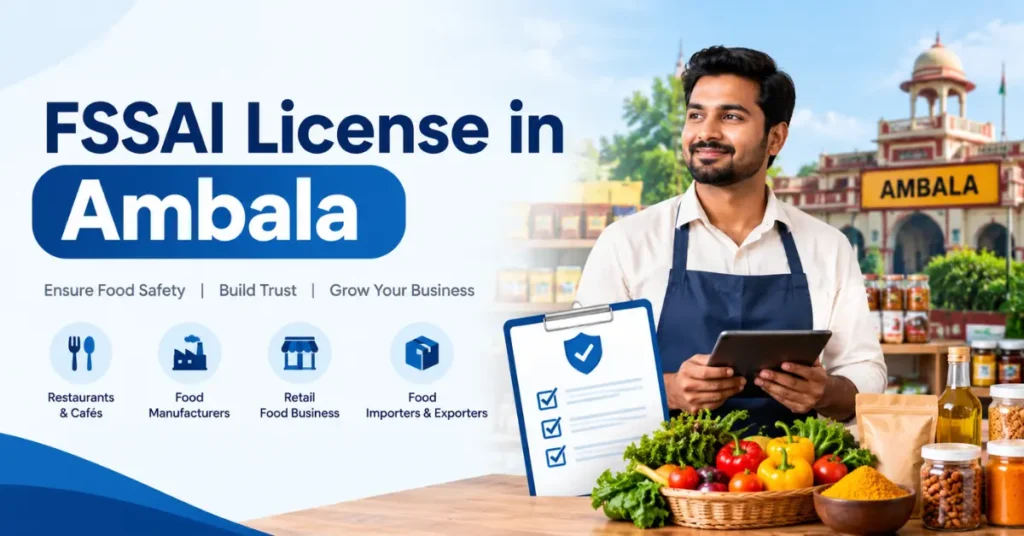 FSSAI License in Ambala