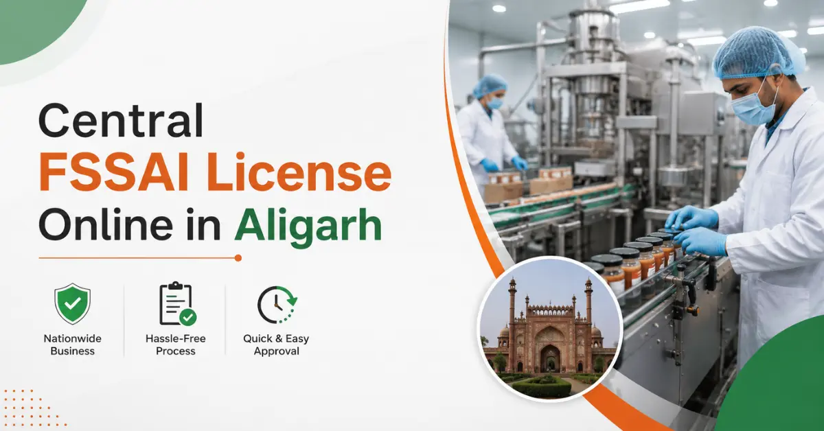 Central FSSAI License Online in Aligarh