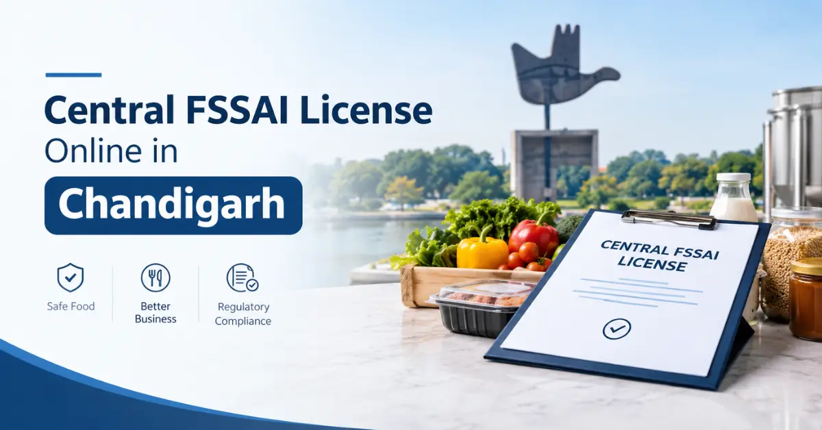 Central FSSAI License Online in Chandigarh