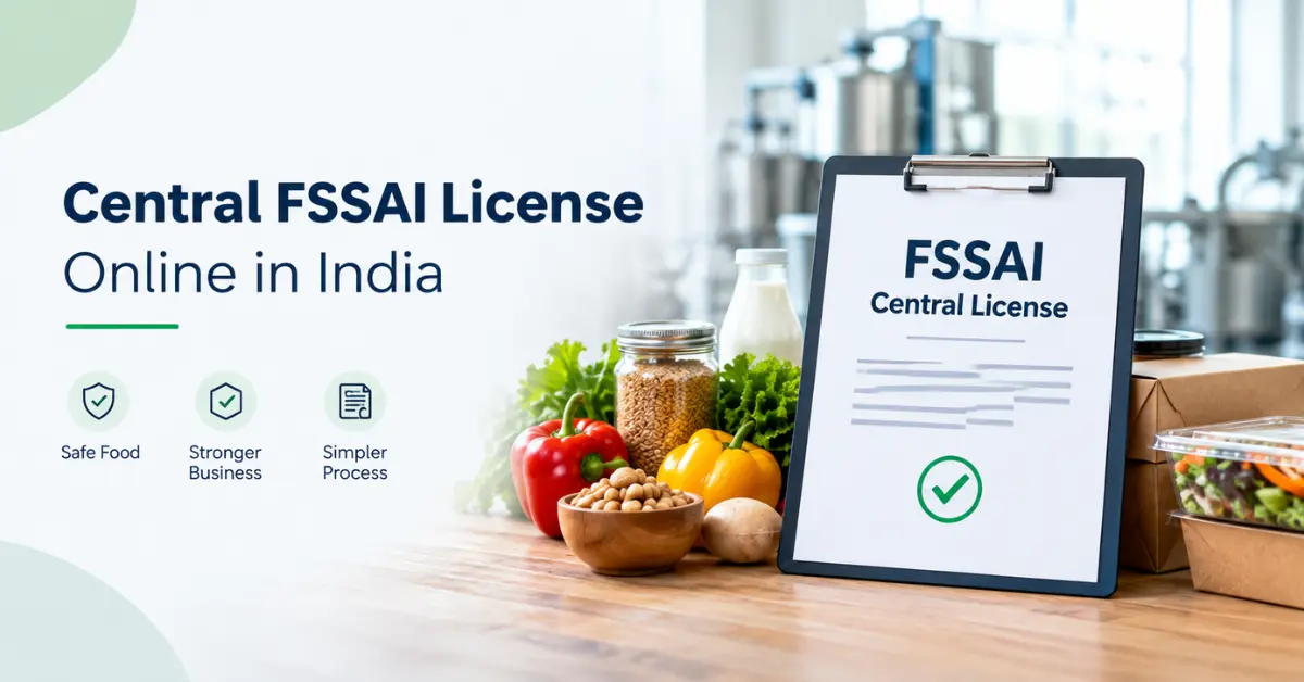 Central FSSAI License Online in India