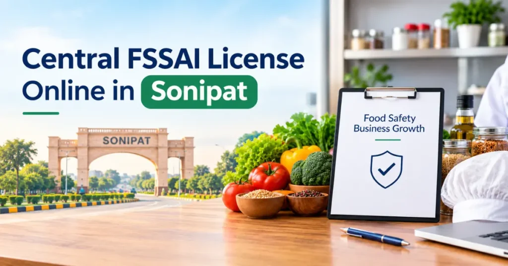 Central FSSAI License Online in Sonipat
