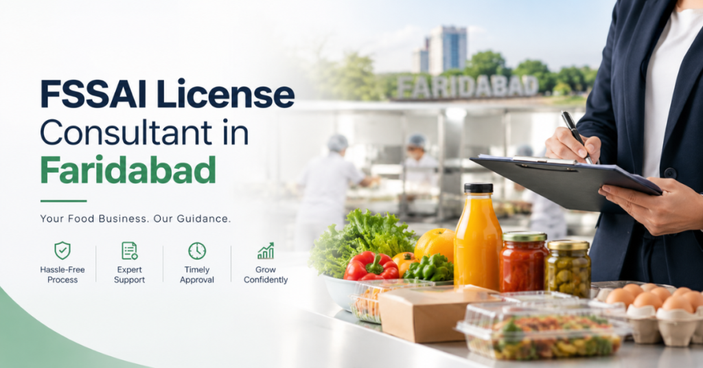 FSSAI License Consultant in Faridabad