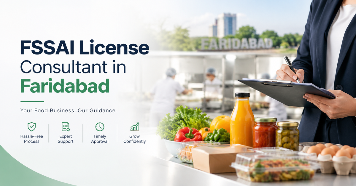 FSSAI License Consultant in Faridabad