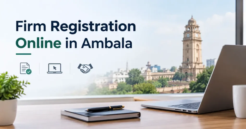 Firm Registration Online in Ambala