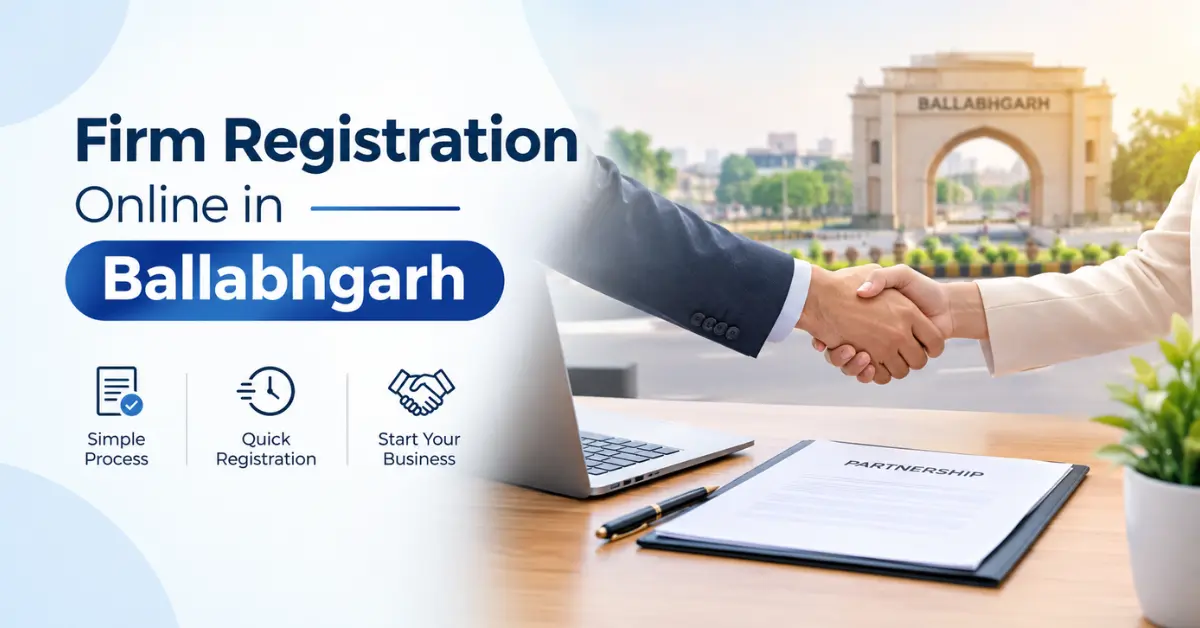Firm Registration Online in Ballabhgarh