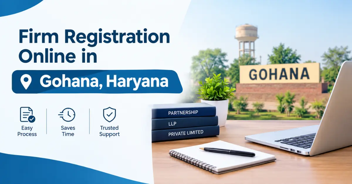 Firm Registration Online in Gohana, Haryana