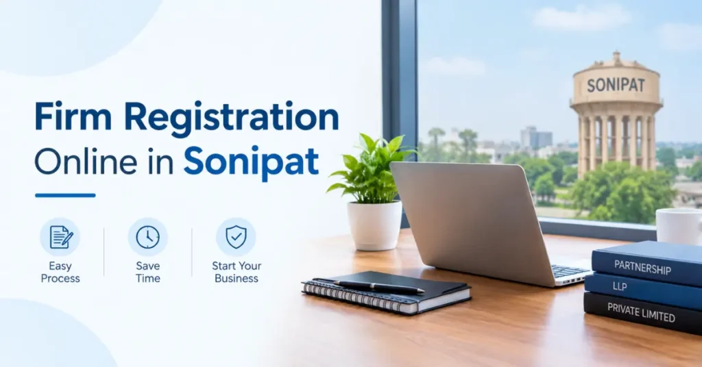 Firm Registration Online in Sonipat