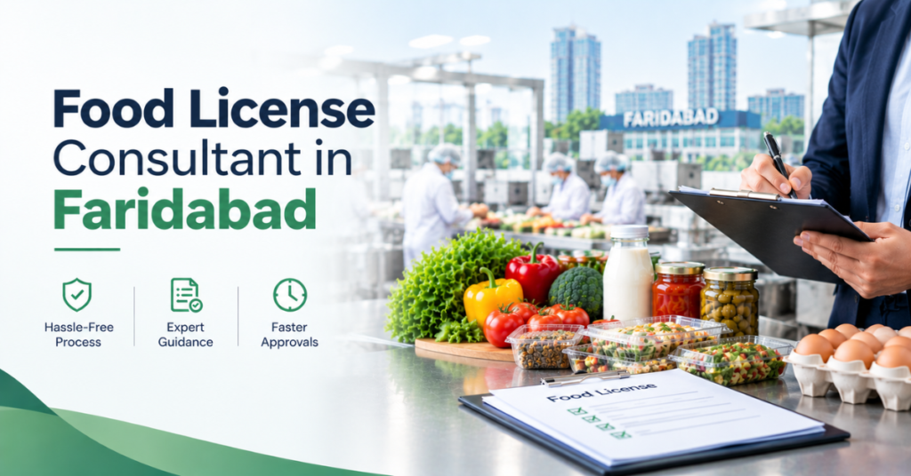 Food License Consultant in Faridabad