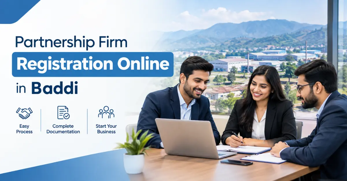 Partnership Firm Registration Online in Baddi