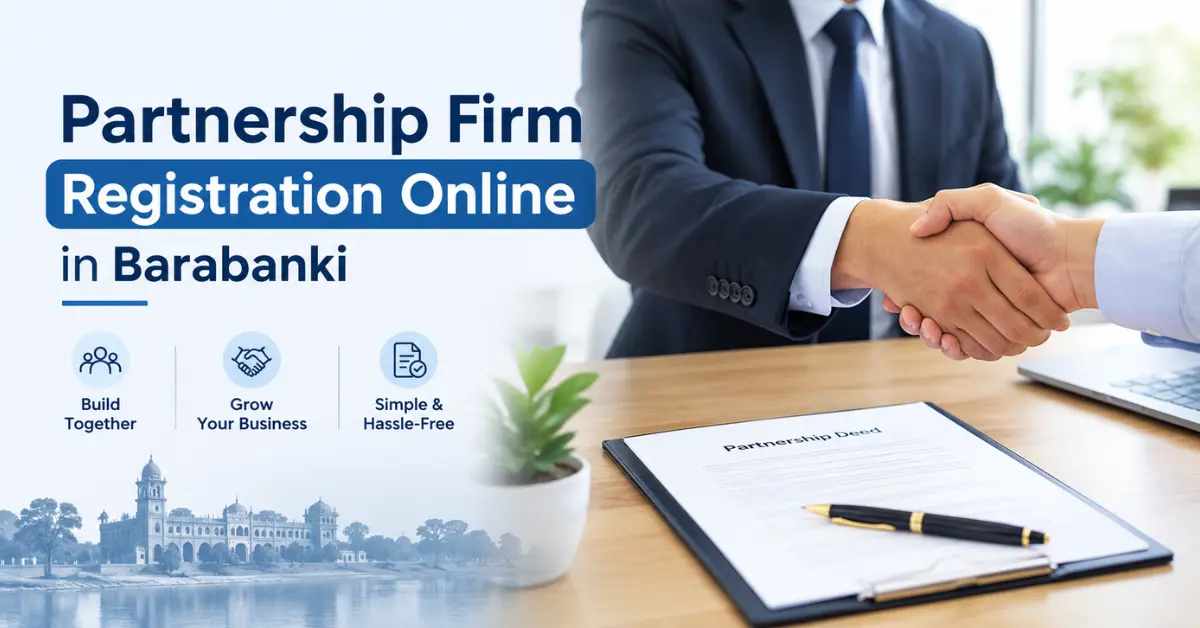 Partnership Firm Registration Online in Barabanki