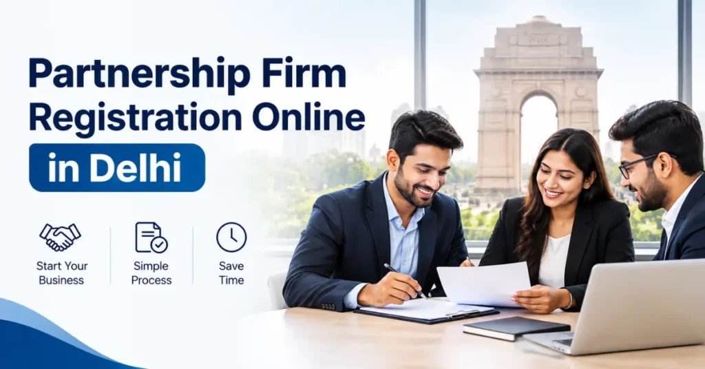 Partnership Firm Registration Online in Delhi
