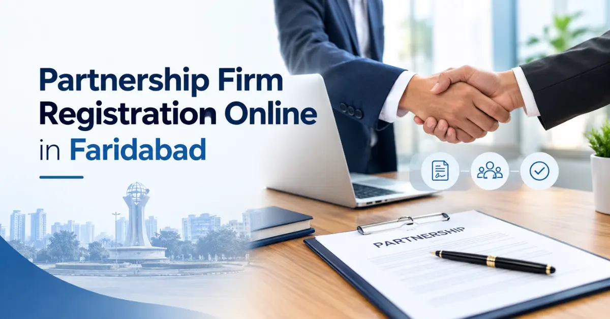 Partnership Firm Registration Online in Faridabad