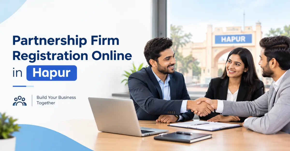 Partnership Firm Registration Online in Hapur
