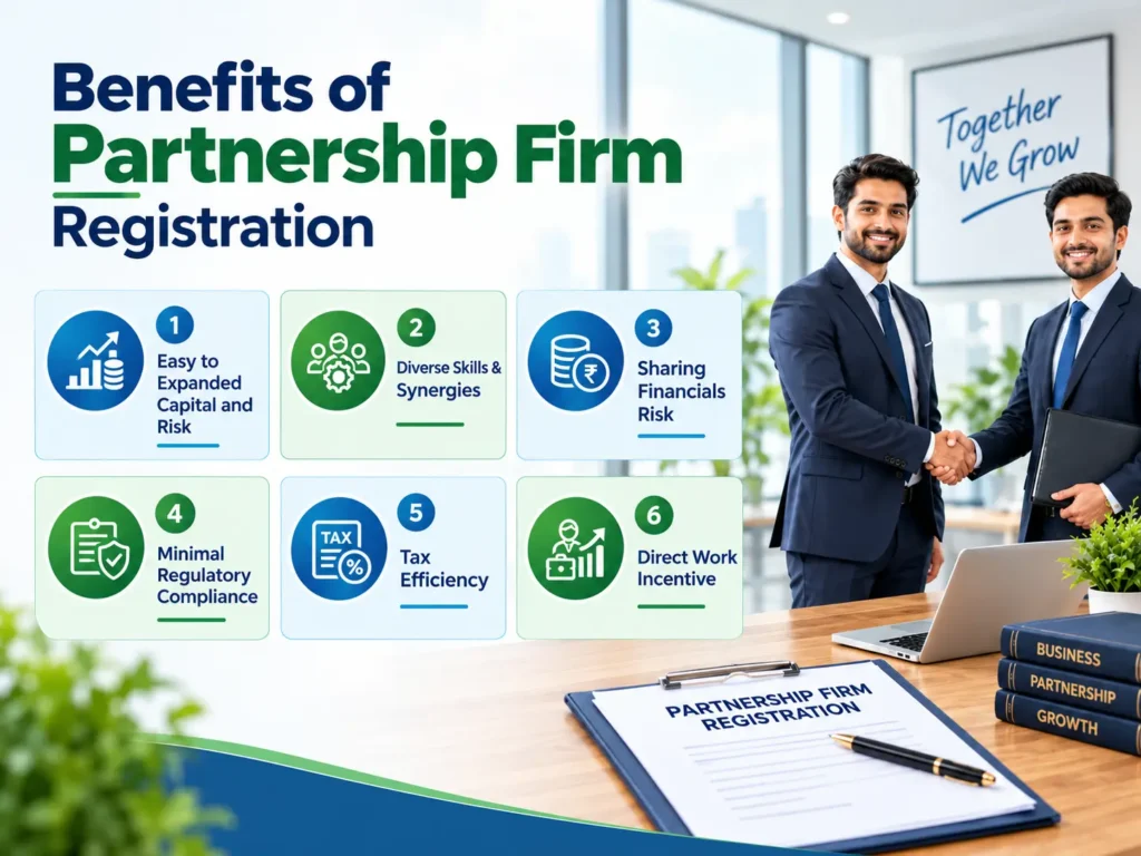 benefits of partnership firm registration