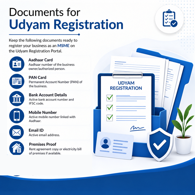 documents for udyam registration
